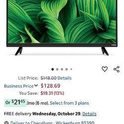 New VIZIO 32" Class HD (720P) LED TV (D32hn-E4)