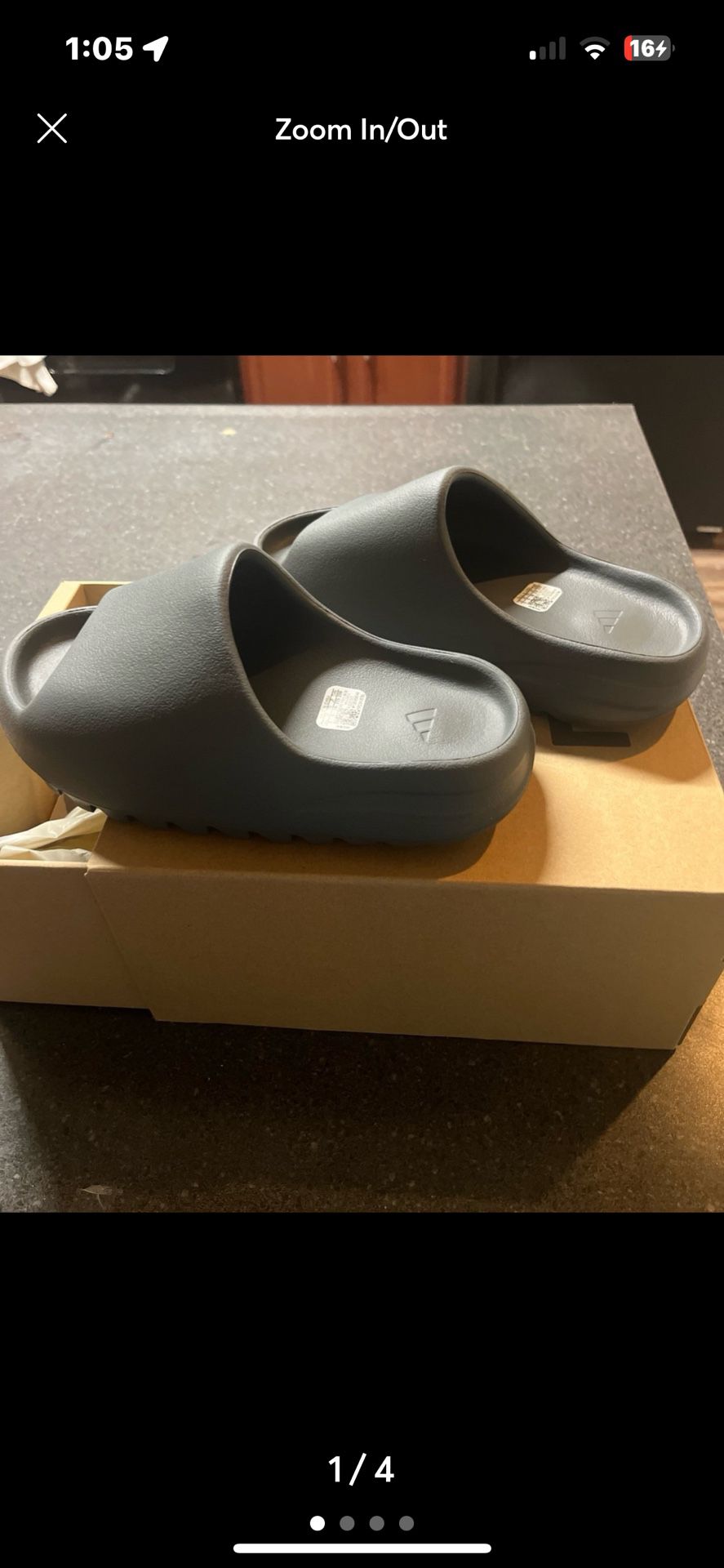 Adidas Yeezy Slides Slate Grey 