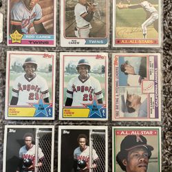Rod Carew - 26 Baseball Cards (1974 To 2003)