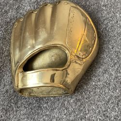 Vintage Gatco Solid Brass Baseball Glove