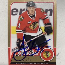 Jack Skille - Chicago Blackhawks Auto Card TTM