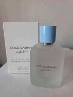 DOLCE GABBANA LIGHT BLUE EAU DE TOILETTE POUR HOMME 3.4OZ/100ML, NEW IN BOX