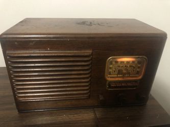 Vintage Crosley Model 23 Tube Radio 1940s Wood Cabinet AM Shortwave Working Good