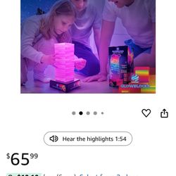 Glowblocks Tumbling Tower Game For Kids 