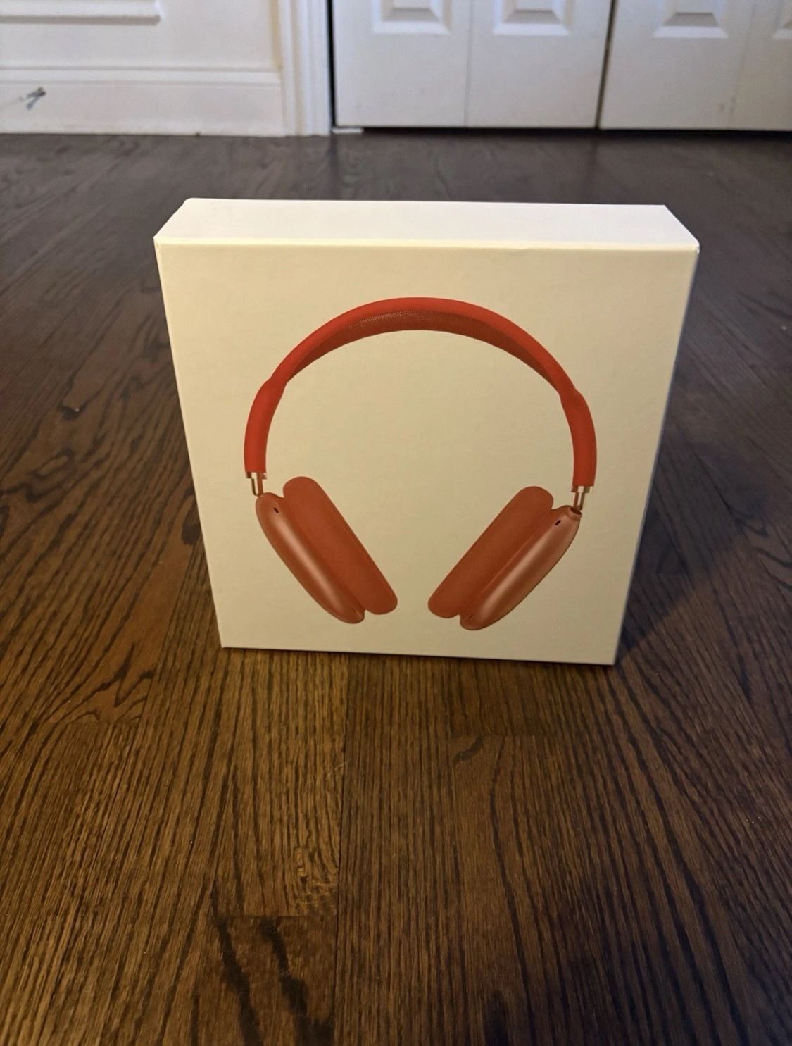 Wireless Overly Head Blue Tooth Max Style Head Phone. Orange & Red Color.