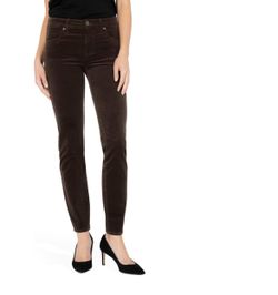 KUT From The Cloth Stretch Corduroy Brown Skinny Pants Size 29