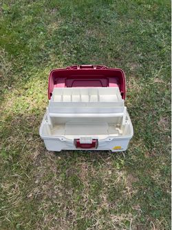 2 fishing tackle boxes