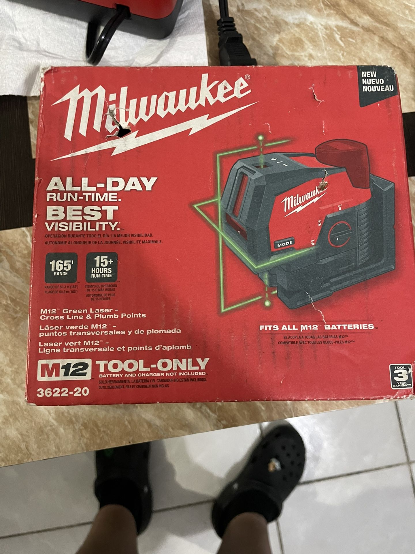 Milwaukee Laser m12 new