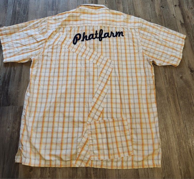 Plaid Botton up shirt size 3XL