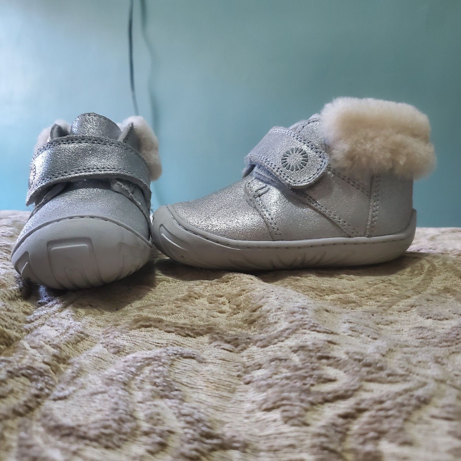 UGG jorgen toddler metallic silver