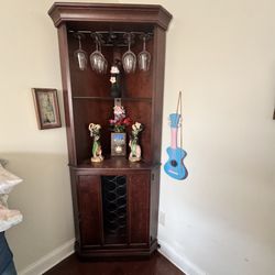 Corner Cherrywood Cabinet