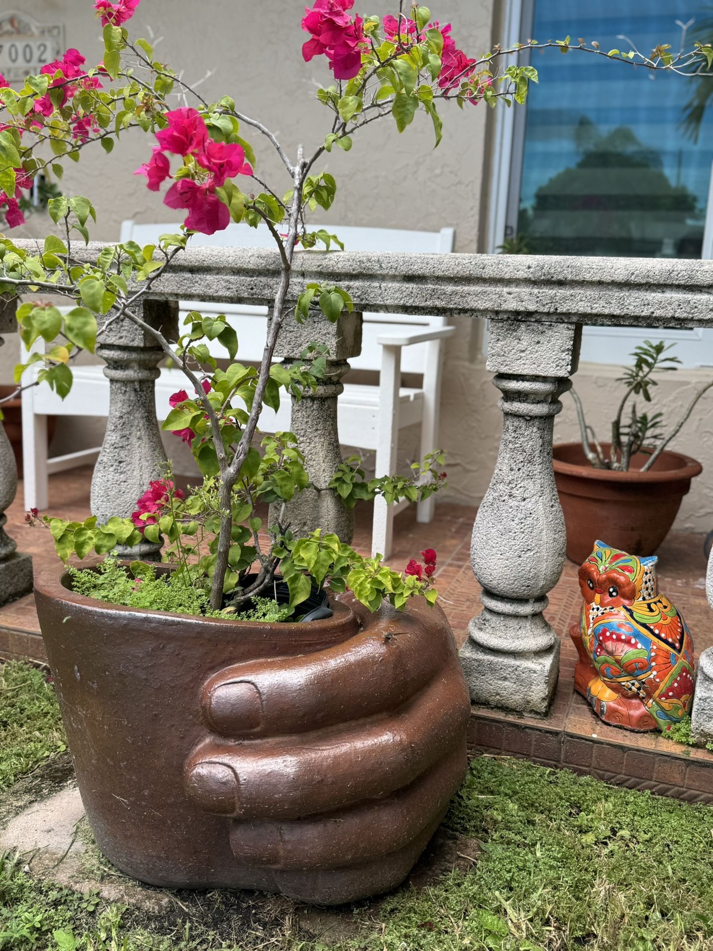 Ceramic Pot with Hand