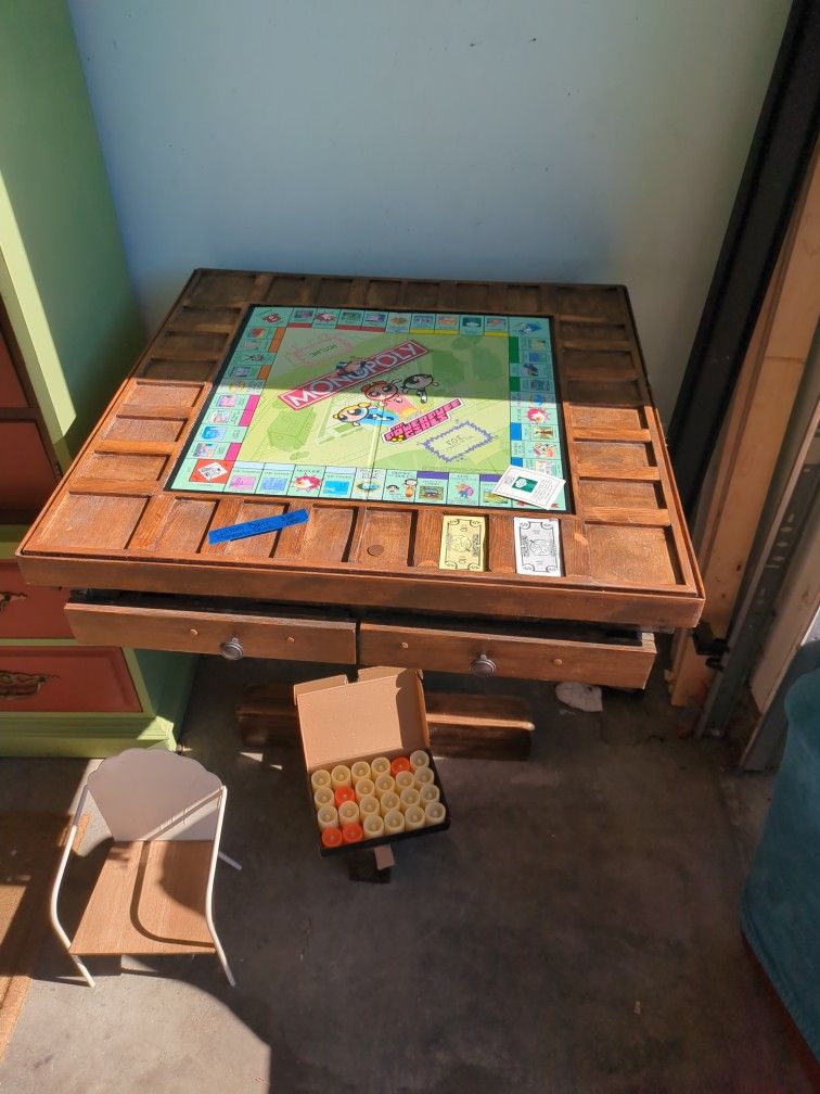 Custom Built Monopoly Table