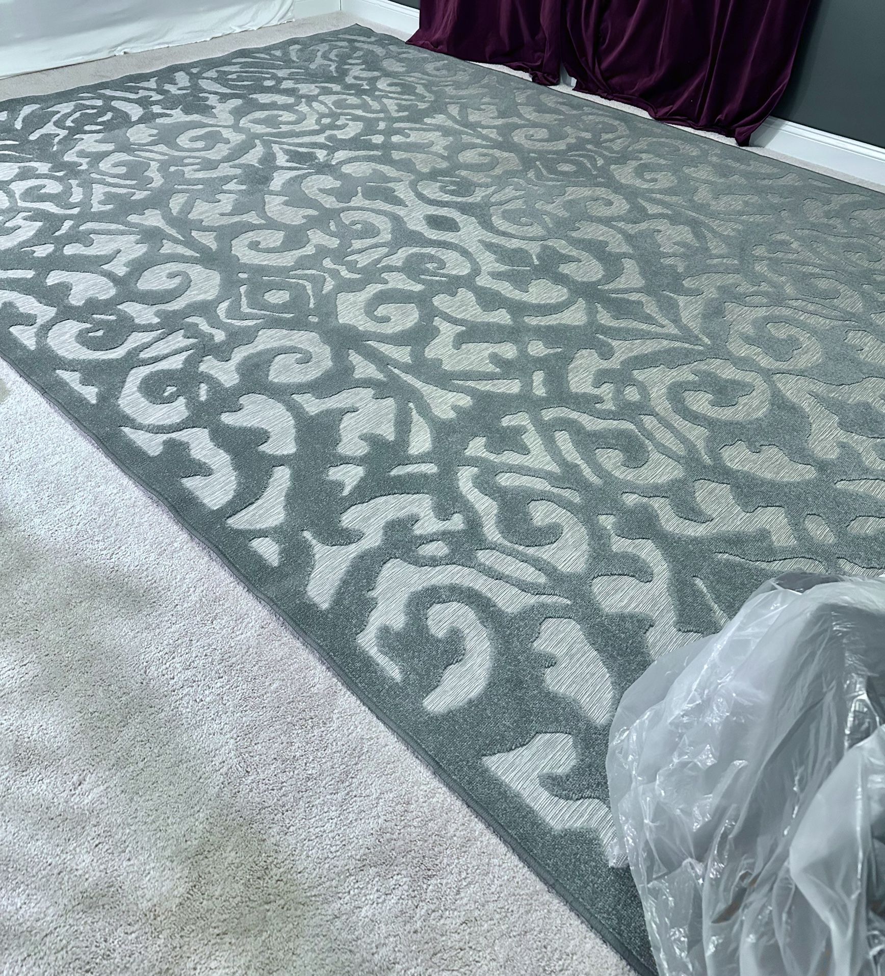 My Texas House Blue Rug 13 ft X 9ft