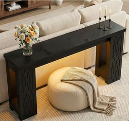 47' Entry way table with LED lights