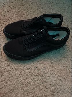 Size 10 All Black Old Skool Vans
