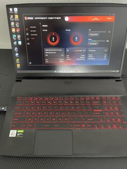 Msi gf75 with 2 Headsets( One Is Wireless) And Steel Series Mouse(super Light)