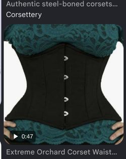 Authentic Steel Boned Corset BRAND NEW