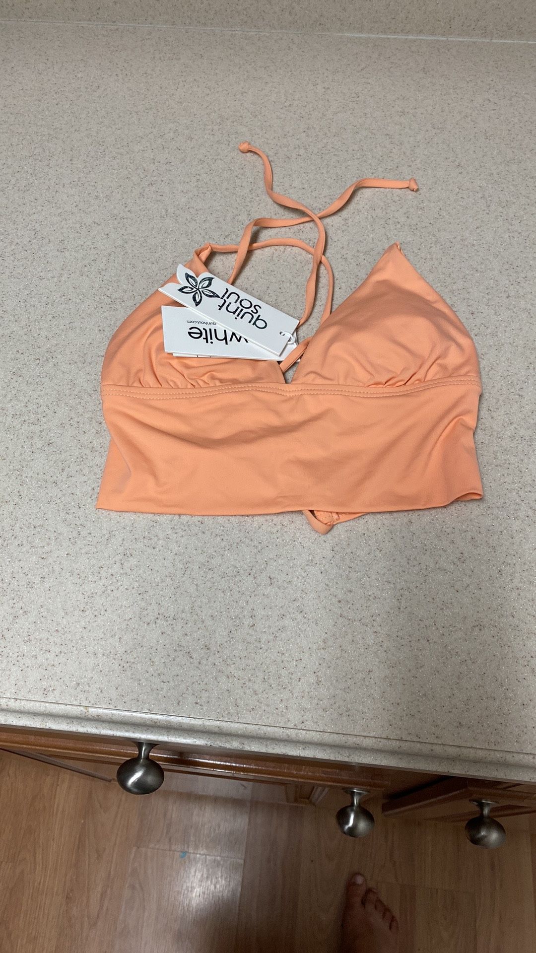 Orange Bikini Top