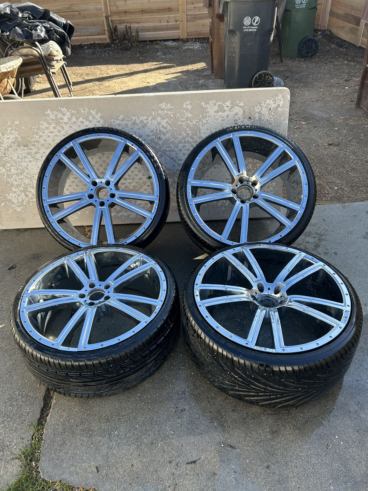 22” Staggered Rims For Sale