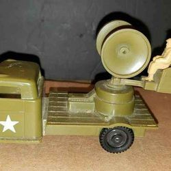 Vintage PYRO Military Sound Truck - Plastic 1940/50s toy