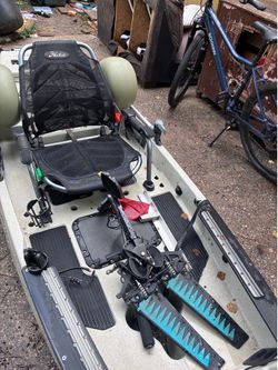 Hobie pro angler 14 w 360 drive and trailer combo