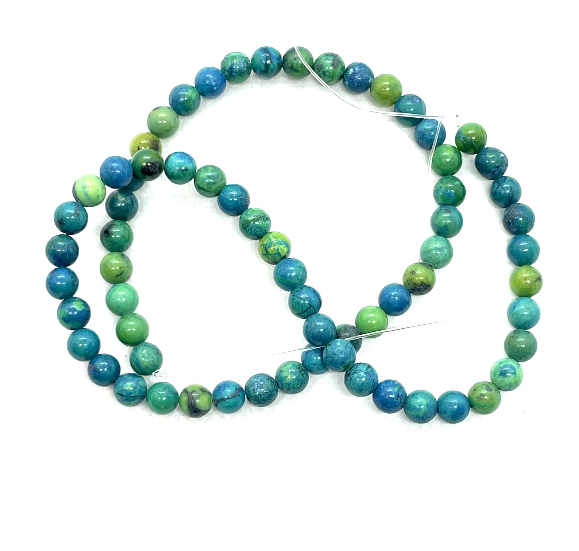 Strand Of 6mm Chrysocolla Beads