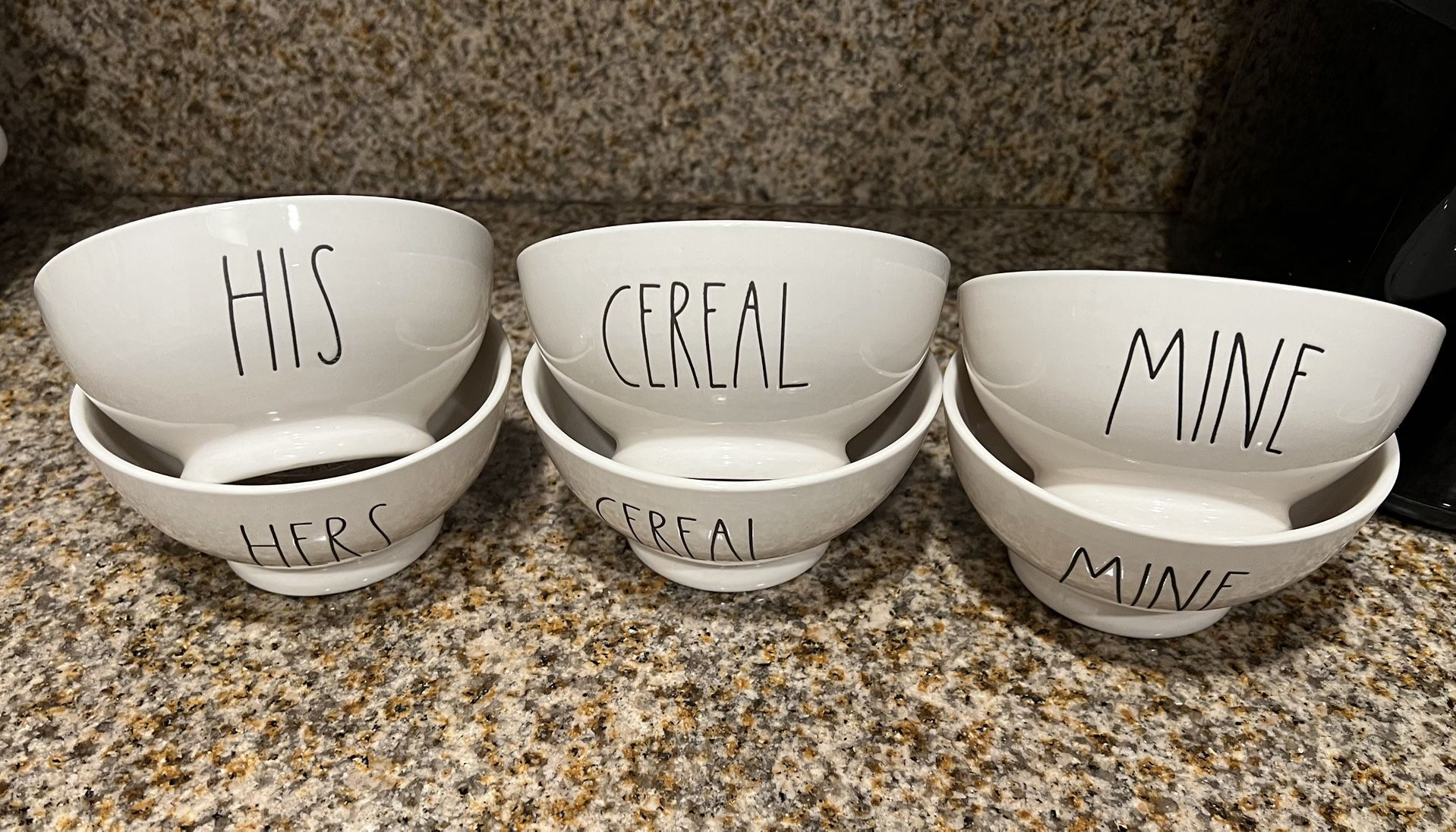 RAE DUNN BOWLS 6 PIECES