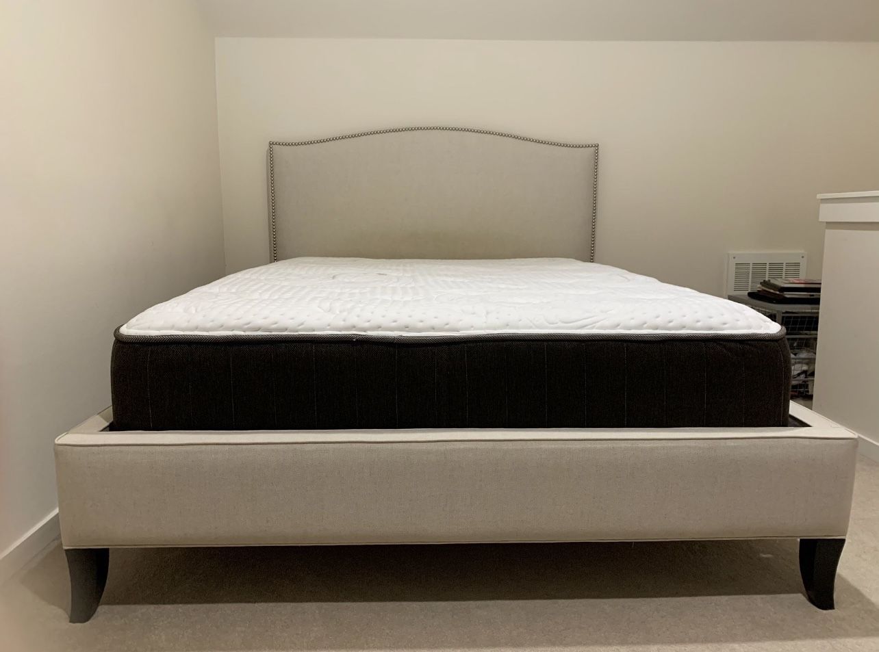 Crate&Barrel Bed Frame with Headboard (no mattress)
