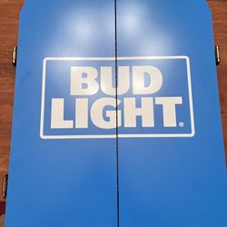 BRAND NEW Limited Edition Bud Light Dart Board Cabinet 