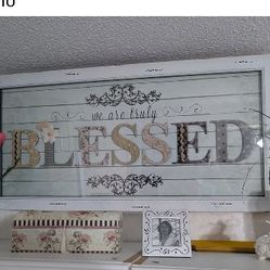 Shadowbox Distressed Art 