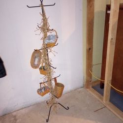 Longaberger Basket Holder And Baskets 