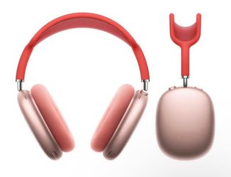 Red AirPods maxe headphones for sale