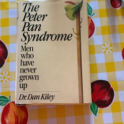 Book, The Peter Pan Syndrome By Dr Dan Kiley, Dust Cover Shows Wear But Rest Of Book Nice Used Condition—Psychology, Self Help