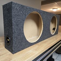 Brand New Dual Slim 12" Sealed Subwoofer Enclosure