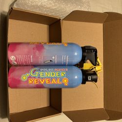 Gender Reveal Fire Extinguisher 2 Pack- Pink