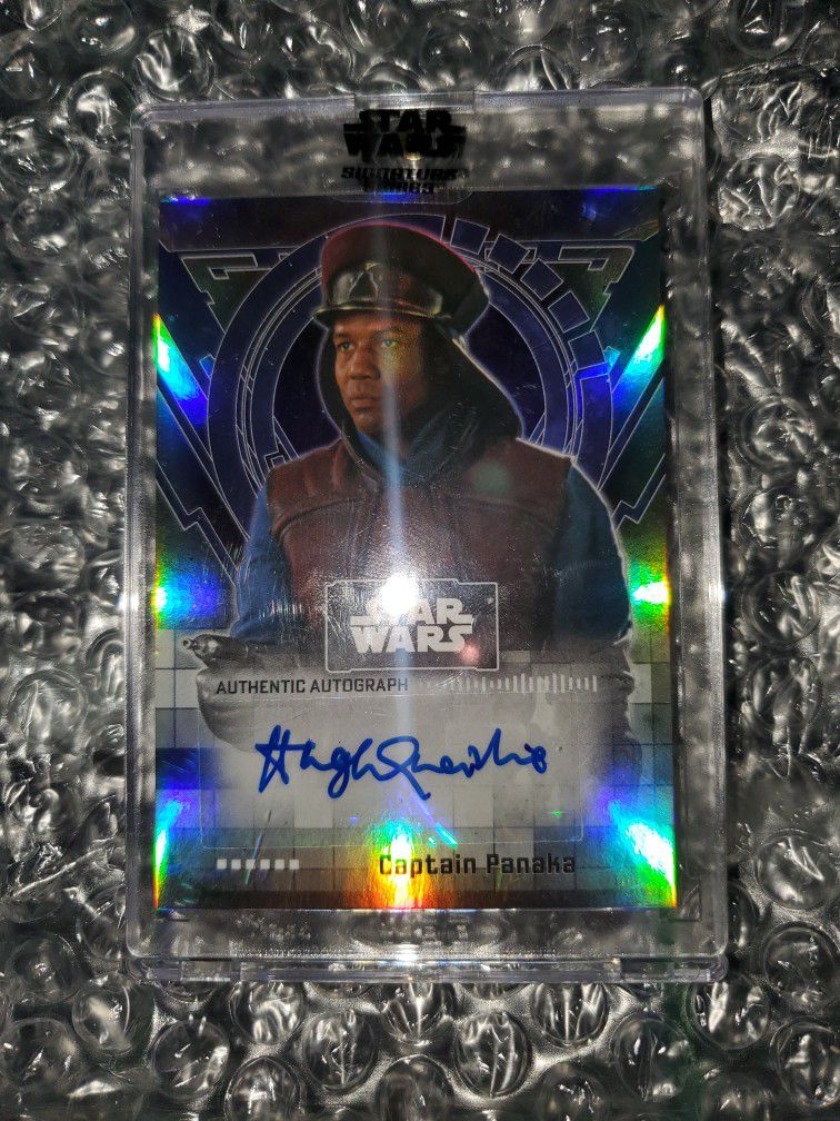 Star Wars - Captain Panaka 2022 Topps Star Wars Signature Series No. A -HQ (AUTOGRAPHED CARD) 