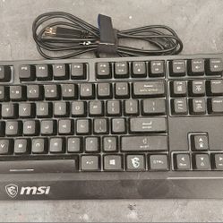 Msi Gaming Computer Keyboard 