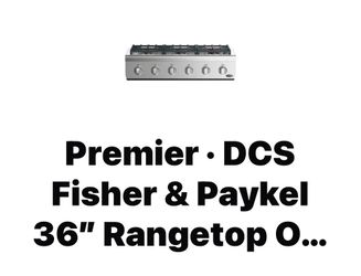 Premier Fisher & paykel 36” Range top