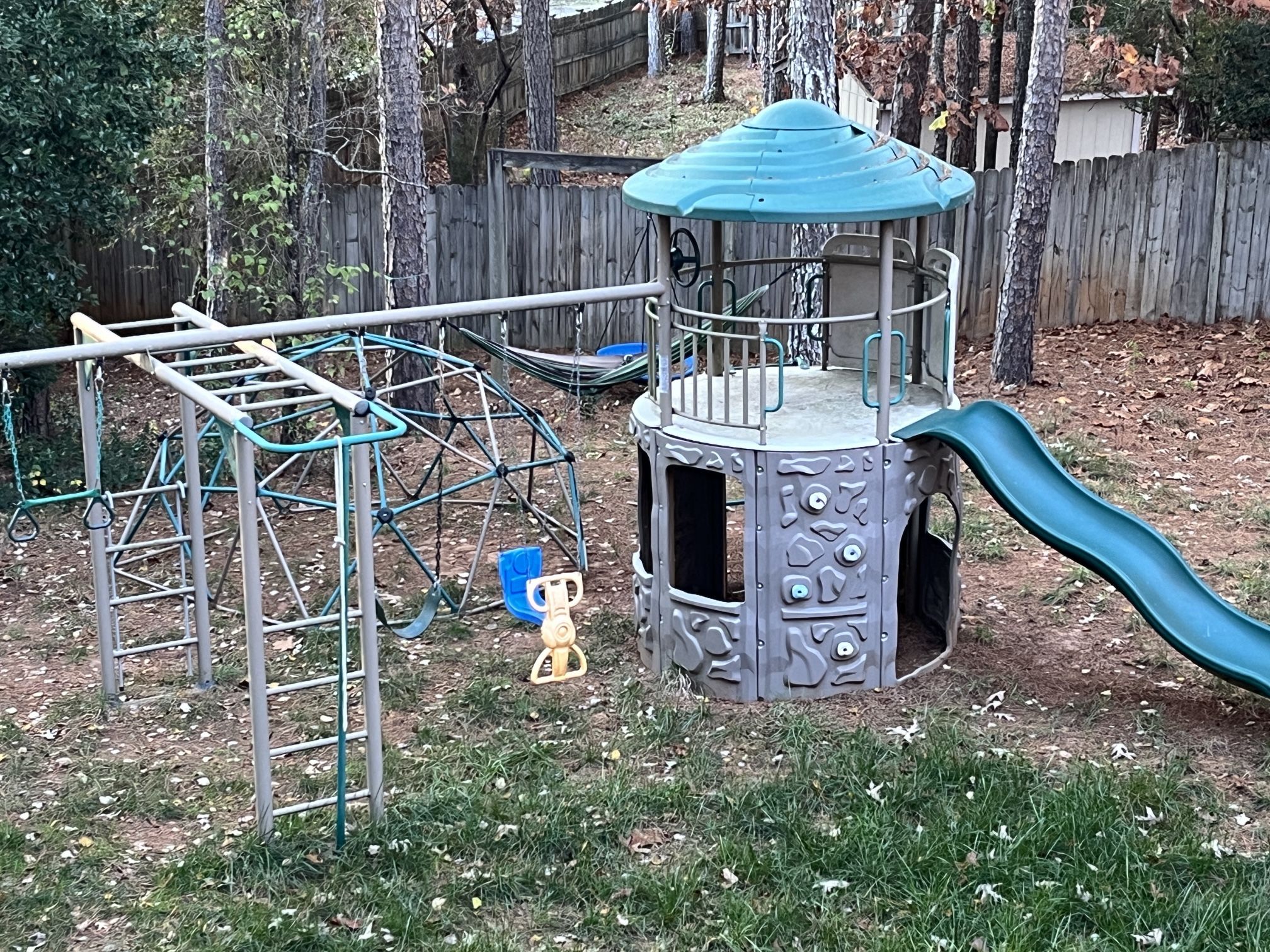 Outdoor Play Set W Swings, Slide And More