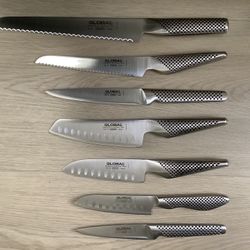 Global Knives 7pc In New Condition