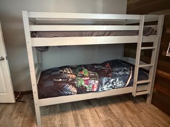 Twin size bunk beds