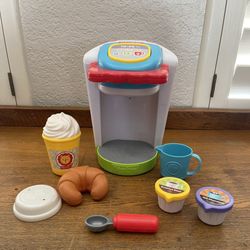 Vintage Fisher Price Just Play Ready To Brew Coffee Maker Play Set
