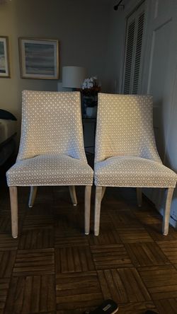 Set of 2 Upholstered Dining Chairs