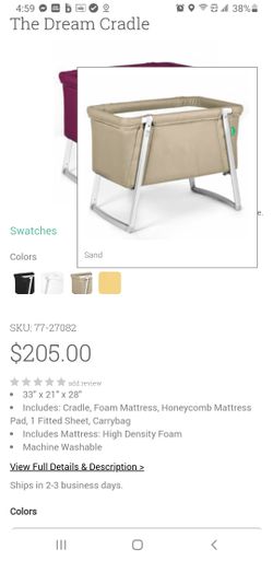 Baby Home Dream Bassinet-portable and rocking option