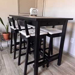 Tall Square Dinning Table 