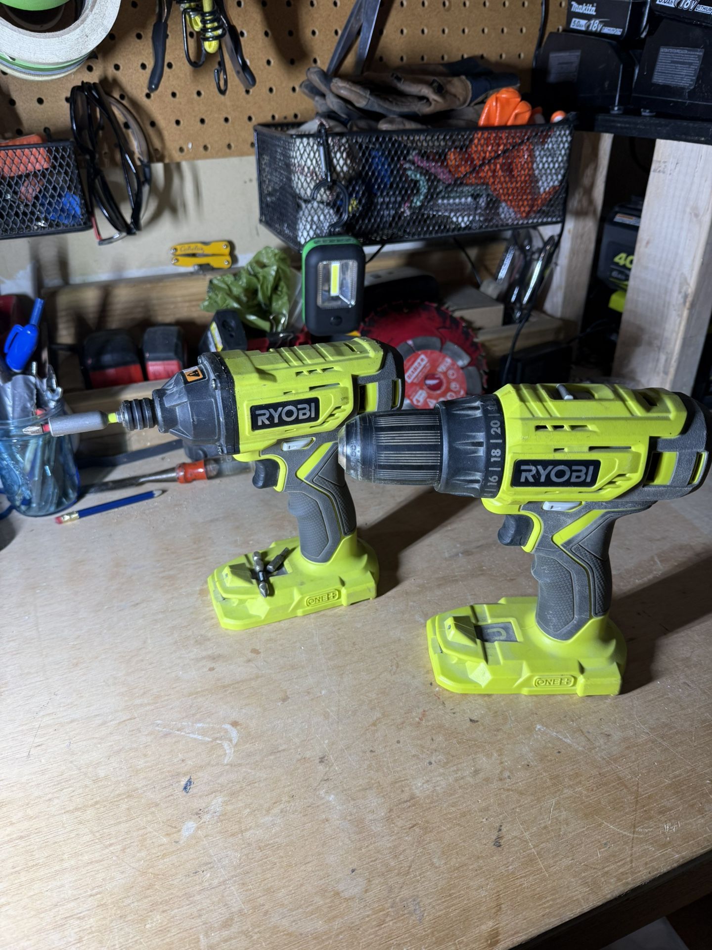 Ryobi Drill And Impact Driver 