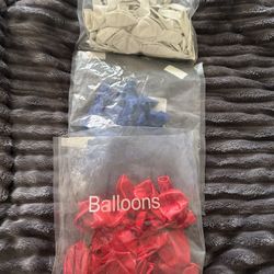 Red Wht And Blue Balloons 🎈 New 
