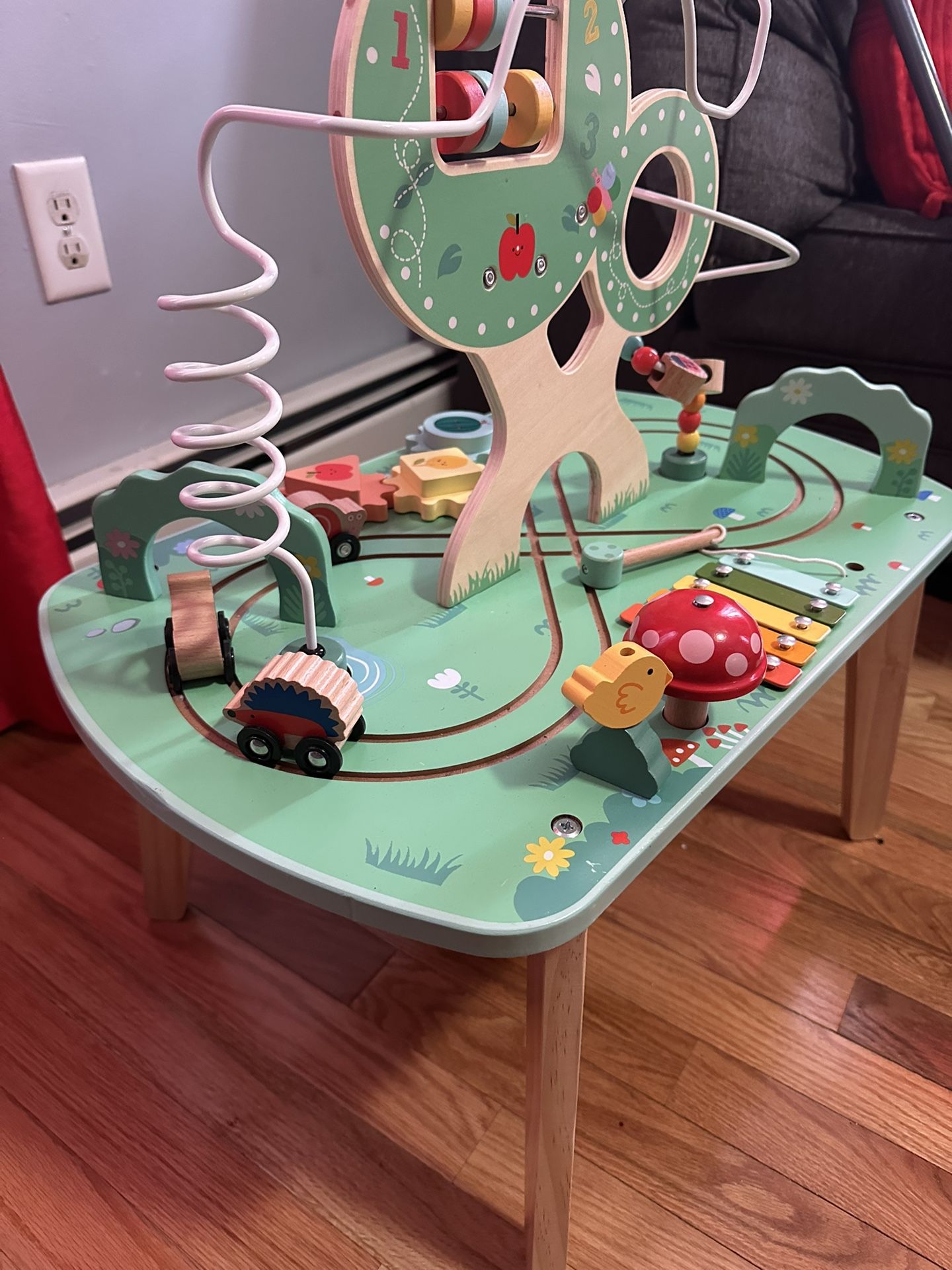 Adventure Railway Table | Kids Bead Maze Puzzle Table with Accessories,
