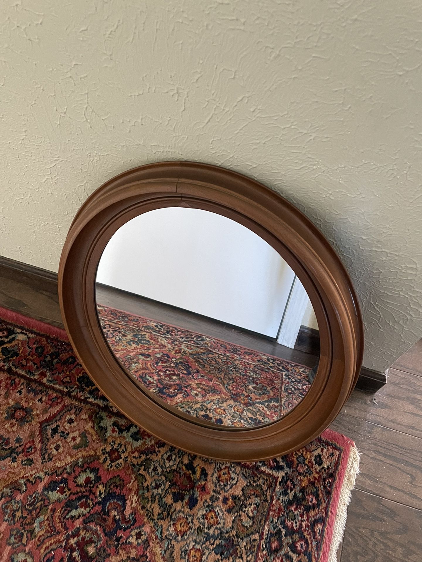 Antique Oval Mirror 18x22